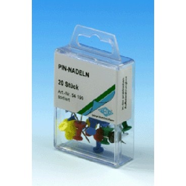 Wedo Pinnwand-Nadeln, Glasklar, Kleinpackung 3 Bis 60 Stk Spare Bis 73%-image