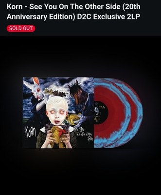 Korn - See You On The Other Side 20th Anniversary Vinyl Exclusive