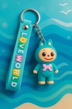 Labubu the Monsters PVC Pendant Keychain Anime Figure Toy for Kids