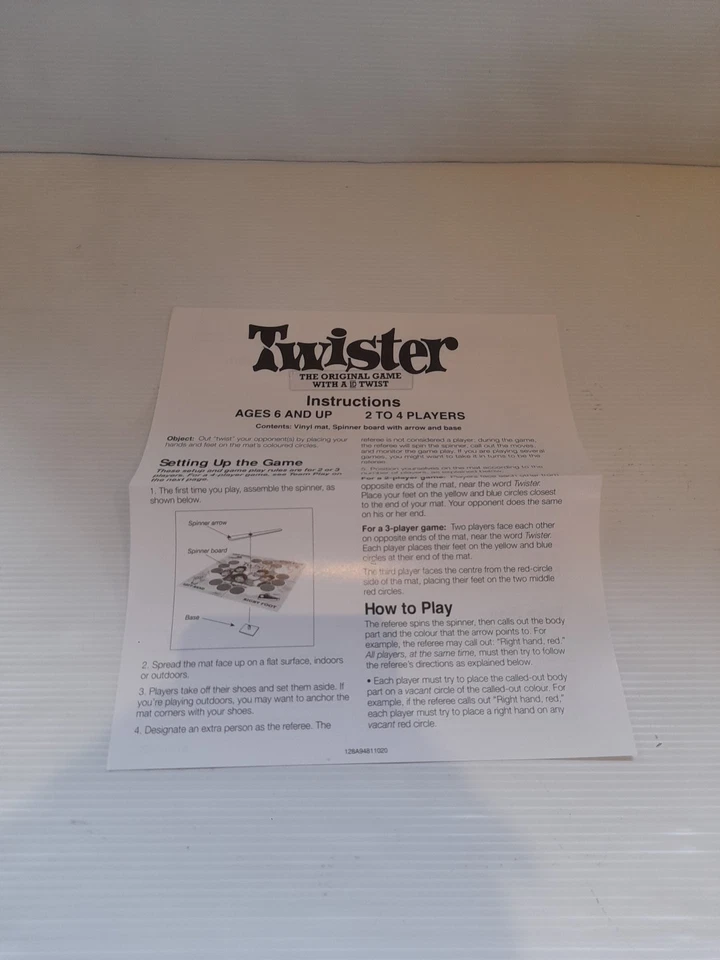 Twister One Direction 1D Edition Game- Hasbro 2013 100% Complete | Free Postage - Image 4 of 4