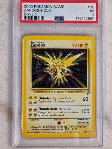 Zapdos graded PSA 7 for sale on eBay