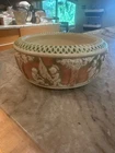 Roseville Pottery Donatello Pattern Cherub 7" Console Bowl