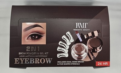 Eyebrow 2 in 1  Brow Powder And Gel Kit Chocolate brown