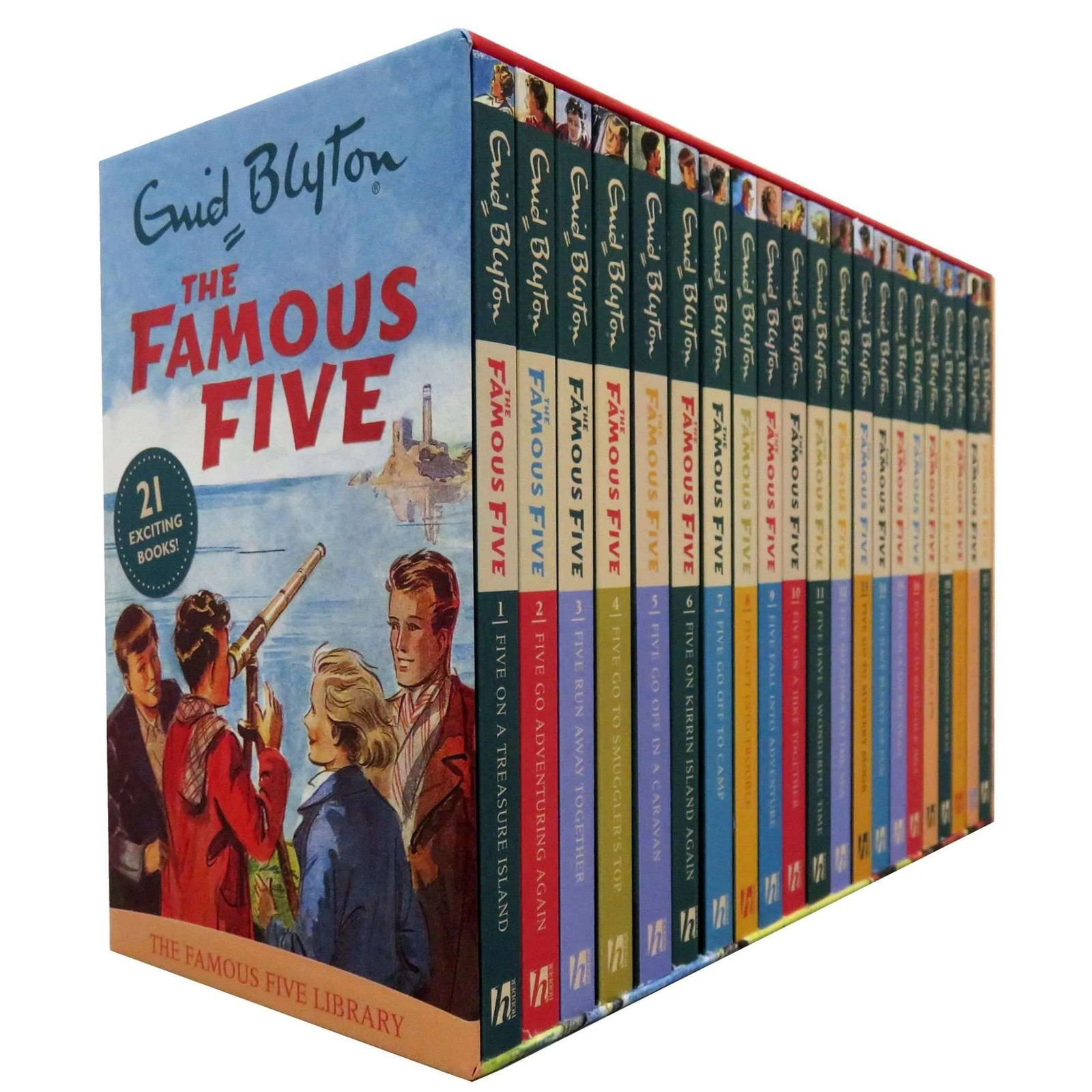 Famous Five 21 Books Box Set Collection by Enid Blyton - Image 2