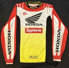 Supreme Fox Racing Moto Jersey Top Red/Black Size XL