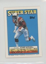 1988 Super Star Sticker Back Cards Stump Mitchell Ron Holmes Chris Burkett fm0