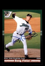 Signed Baseball Card Auto Doug Fister 2008 Grandstand West Tenn Diamond Jaxx