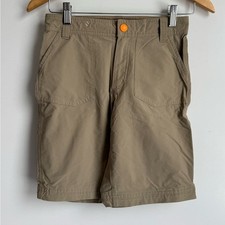 The North Face Boy Tan Khaki Short Medium 10 12 Long Cargo Utility Pockets