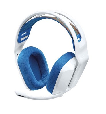 Logitech G G535 LIGHTSPEED Wireless Gaming Headset Over-Ear Boom Mic White/Blue