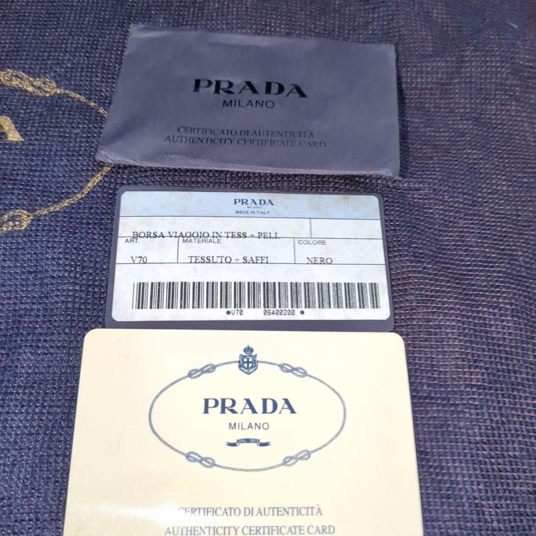 Excellent condition PRADA Boston bag 2way black triangle logo tessuto nylon thumbnail 19