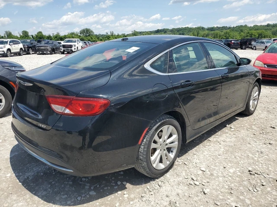 2015 Chrysler 200 Left Rear Door Panel Trim Black Used 414146 - Изображение 4 из 4