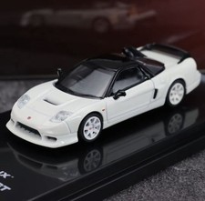 MH 1:64 White NSX R GT NA2 Racing Sports Model Diecast Collect Car