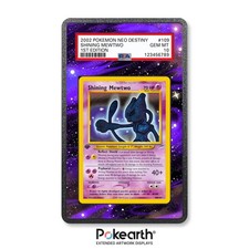 Shining Mewtwo 109/105 - Case con Artwork Esteso per Carte Gradate custodia