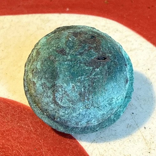 Dug Civil War 💥 🇺🇸 💣 New York Coat Button Uncleaned Green
