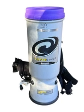 Proteam Backpack Vacuum SCM-1282 SUPER coachvac HEPA Works Good Low Hours