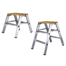 Iller Montagetritt beidseitig begehbar mit großer Standfläche 80mm Stufen TRBS