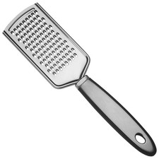 Stainless Steel Lemon Zester Cheese Garlic Grater Tool with Handle for Kitchen