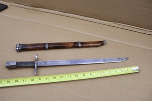 Japanese Bayonet Type 30 Arisaka WWll with wood sheath