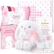 Baptism Gifts for Girl, Christening Gift Set for Baby Girls, Baby Dedication ...