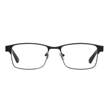 3 Pack M Readers Ash MBLK Matte Black Rectangular Reading Glasses 1.00 UV NEW