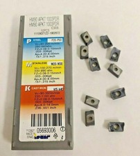 ISCAR APKT 1003 PDR IC 908 HM90 Carbide Inserts 10 Pcs New Lathe Milling Mill