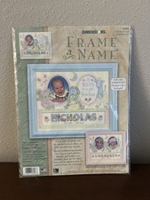 Dimensions Cross Stitch Kit Frame a Name Baby Gift from God Birth Record 10  x8  
