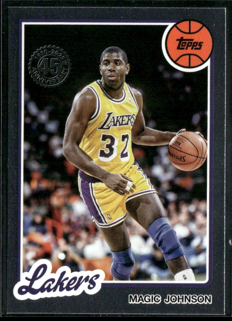 Magic Johnson 1980-81 Topps Basketball #80BK-3 2025-26 Topps Silver FoilLakers