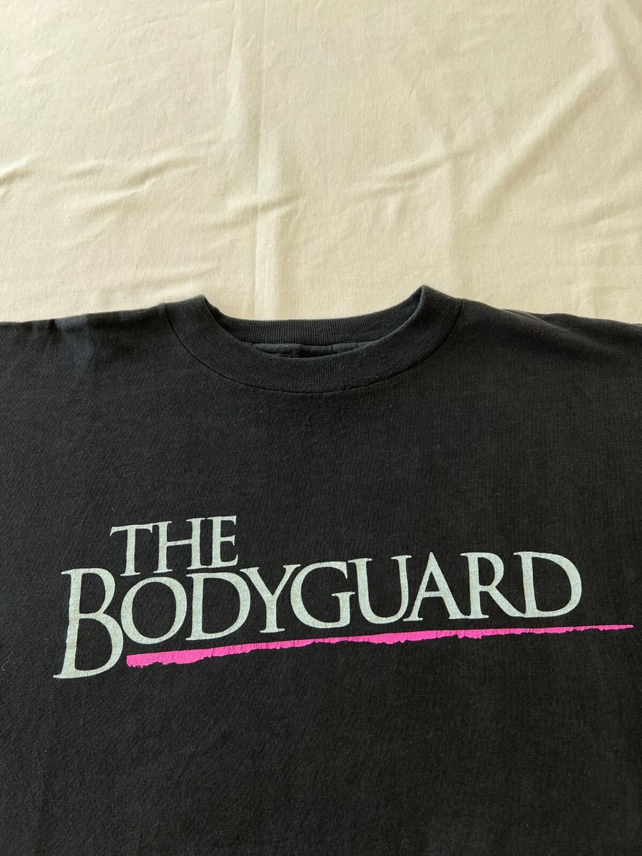 Vintage 90s The BodyGuard Promo Movie Black T-shirt Sz XL | eBay