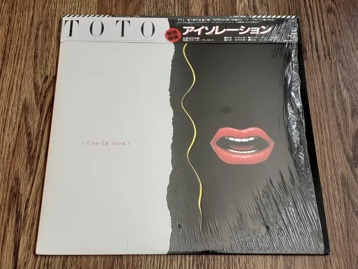 JAPAN　NEAR　SHRINK　ISOLATION　1984　IS　TOTO　eBay　INSERTS　COVER　LP　MINT　OBI　CBS/SONY