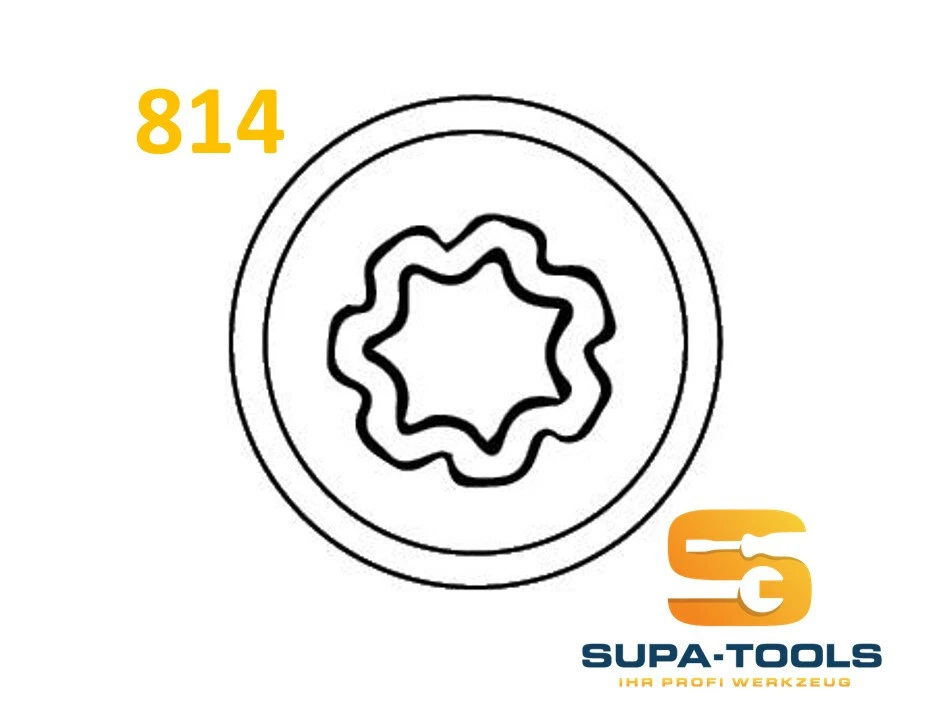 Original Audi 814 Code Q Felgenschloss  Schlüssel Nuss Wheel Lock Radsicherung - Bild 4 von 4