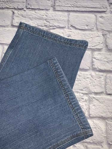 Duluth Trading Mens 48x30 (Tag 48x32) Jeans Flex Ballroom Regular Fit Blue Denim - Picture 8 of 12