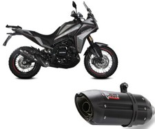Terminale Di Scarico MIVV SUONO BLACK INOX E5 per MOTO MORINI X-CAPE 2021 > 2023