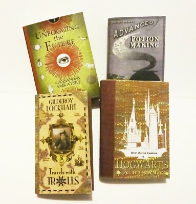 FAUX Mini HARRY POTTER HOGWARTS text books for FR, Barbie, other 12'' dolls