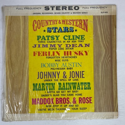 Original Country And Western Stars Vinyl, LP Ferlin Husky Jimmy Dean Patsy Cline