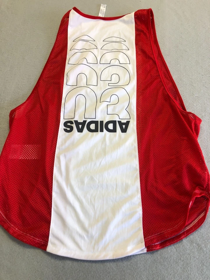 阿迪达斯衬衫男童大码 (14-16) 网眼运动服背心 — 第 3/4 张图片