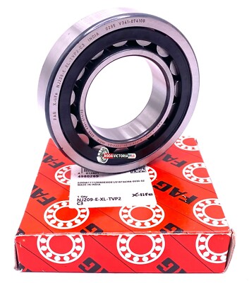 FAG NJ209 E XL TVP2 C3 Cylindrical Roller Bearing 45x85x19 mm | eBay