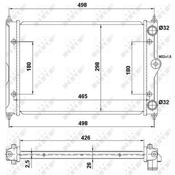 Nrf 519505 KüHler MotorküHler WasserküHler MotorküHlung-image