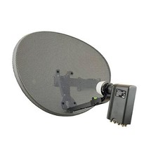 Zone 2 80cm Satellite Dish & Octo LNB LMB For Sky Plus HD Freesat Hotbird Polsat