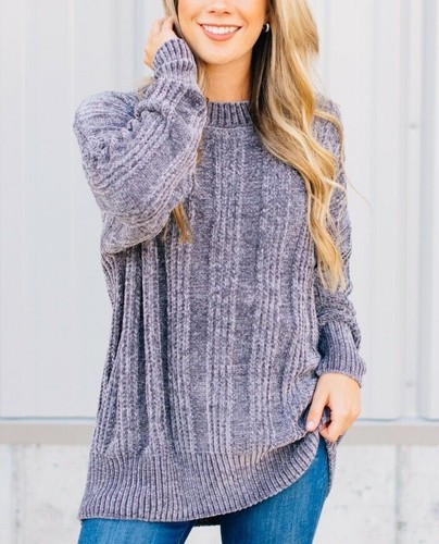 Zenana Women's Oversized Chenille 