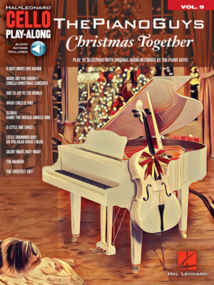 The Piano Guys Christmas Together Cello Play Along Vol.9 10 Songs! Book NEW!