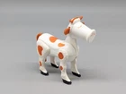 Fisher Price Little People Cow White with Brown Spots Vintage Hong Kong Figure