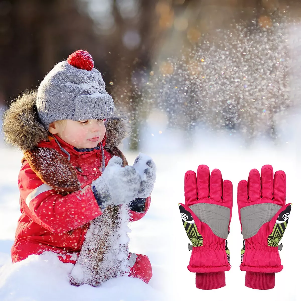 Waterproof sales winter mittens
