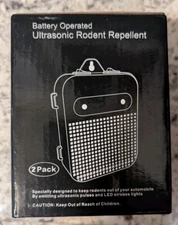 Ultra Sonic Rodent Prevention Repellent Battery Operated (2Pack) NIB