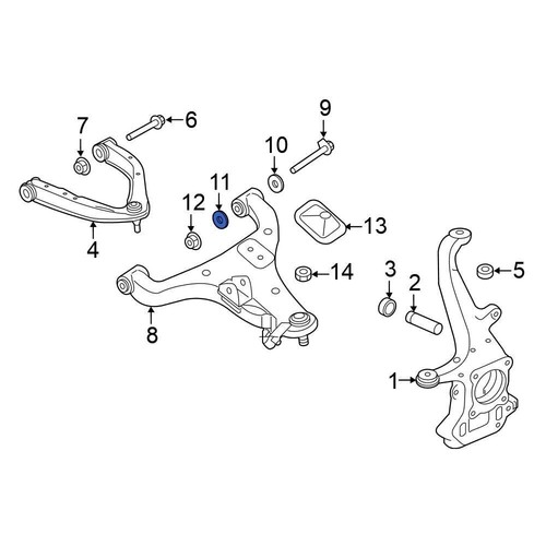 Brazo De Ajuste De Suspensión Delantera Para Toyota – Original OEM 48198-60011