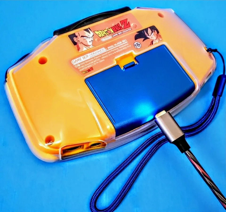 Gameboy Advance Custom GBA Nintendo IPSV2 6 Upgrade DBZ Edition Bundle Set - Image 4 of 4
