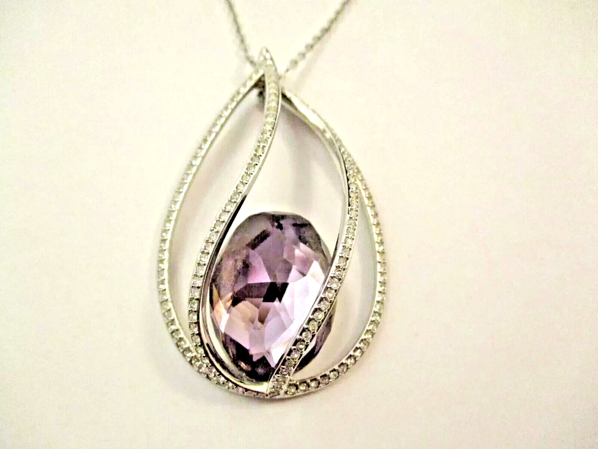 Authentic Swarovski Megan Large Pendant 18