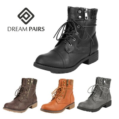 womens short combat boots