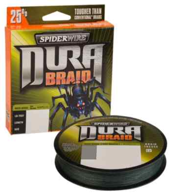Spiderwire  Durabraid Braided Fishing Line - 150 yd - 80 lb Moss Green - NEW!
