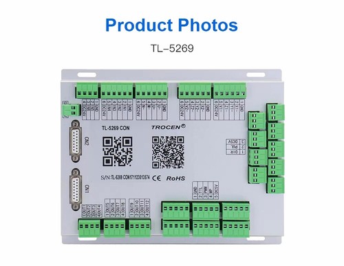 Controlador de movimiento láser doble guía/cabezal para máquina cortadora láser CO2 TL-5269 - Imagen 3 de 13