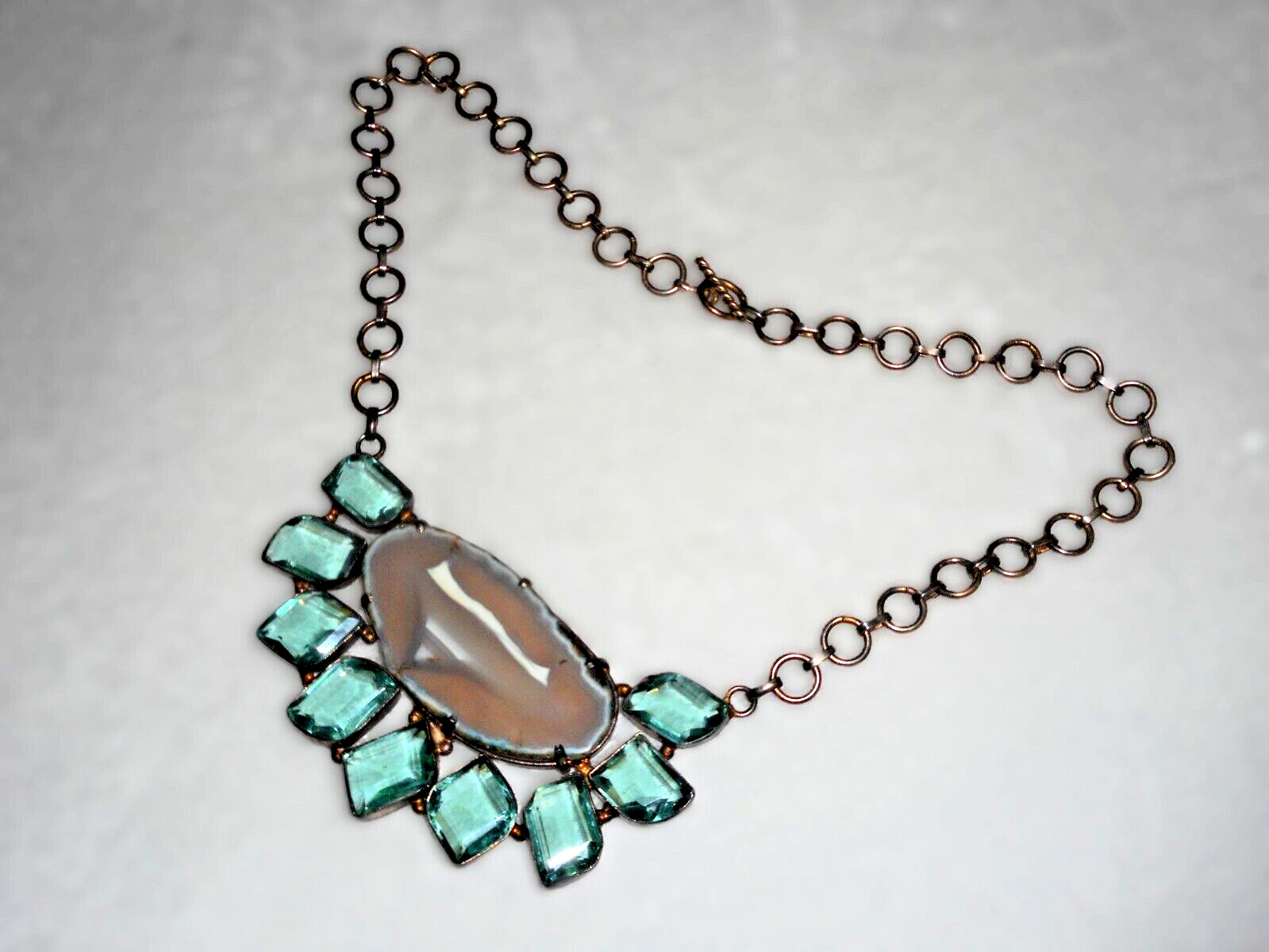 Handmade Artisan Chunky Collar Statement Necklace… - image 4